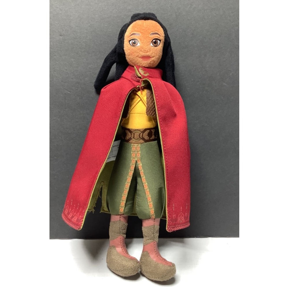 Raya & The Last Dragon 10.5" Caped Plush Doll Disney/Just Play Stuffed Toy Girl